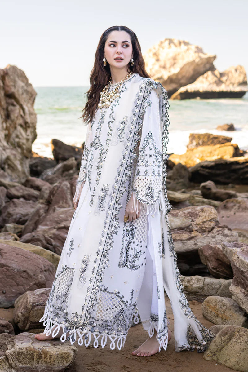 Qalamkar Sahil Kinaray Luxury Lawn Pcs Suit Unstitched