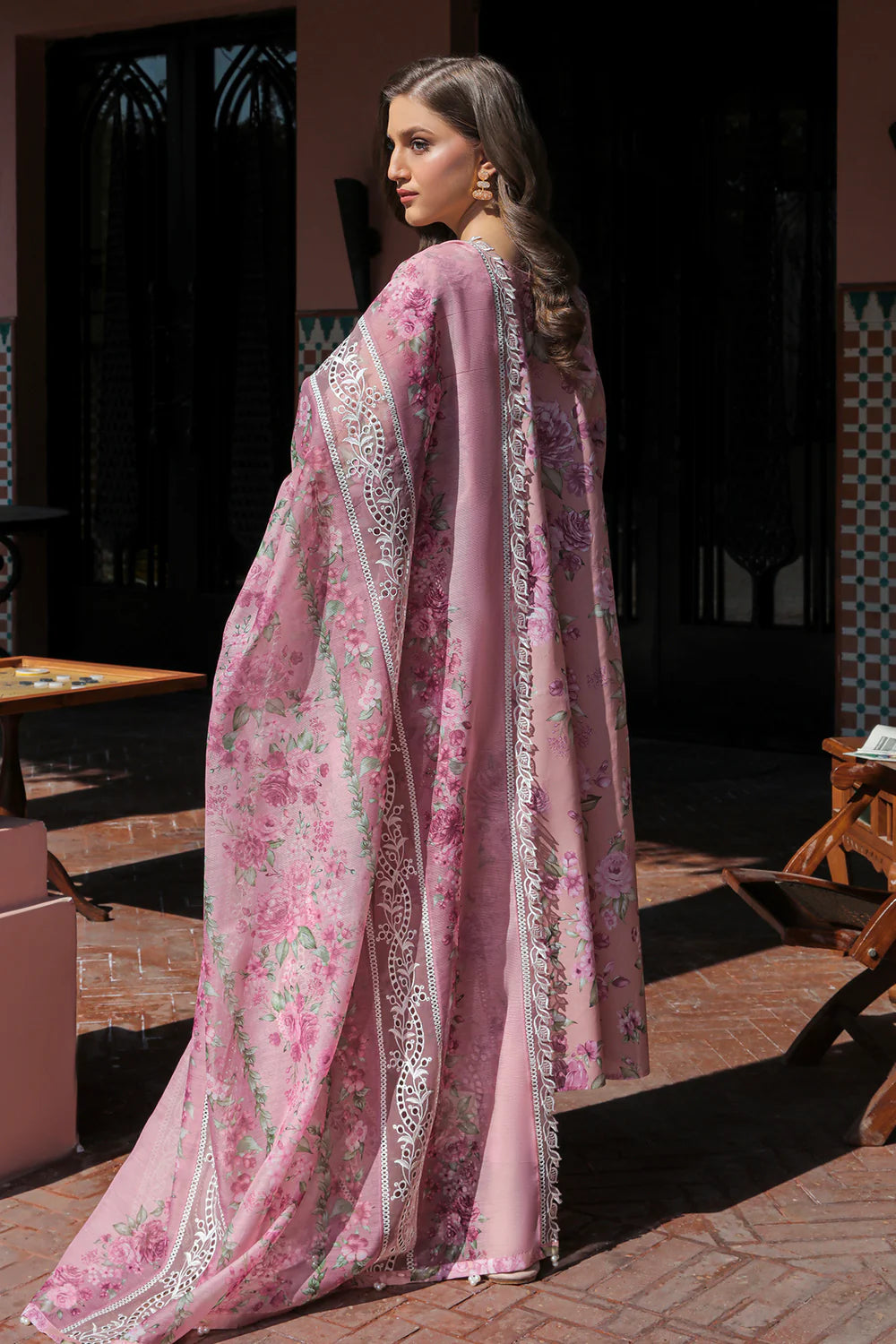 Baroque Embroidered Lawn 3 Piece Unstitched Suit BL-UF-315