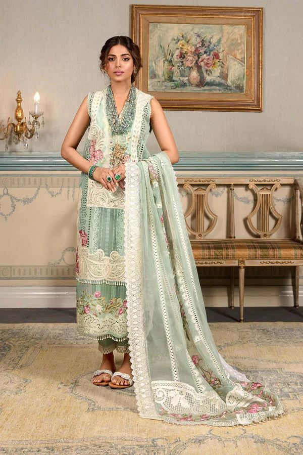 Crimson Embroidered Lawn 3 Piece Unstitched Suit - Summer Collection