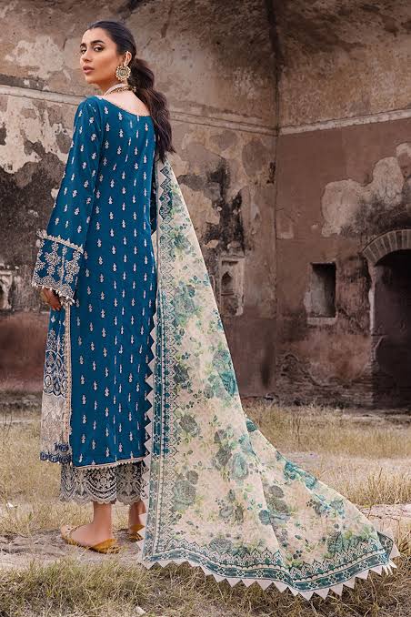 zainab chottani Chicken Kari Fully Heavy Embroidered Lawn 3 Piece Unstitched - Summer Collection