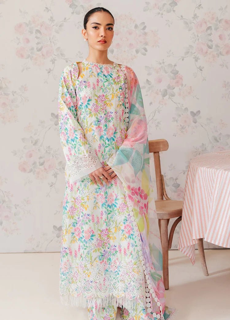 Embroidered Lawn 3 Piece Unstitched Suit AL-VANILLA-24