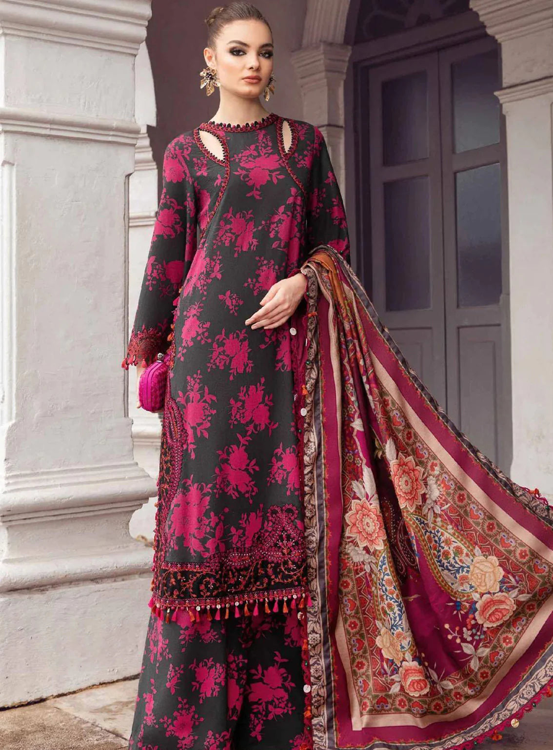 Maria B Black Digital Printed Lawn Collection Replica