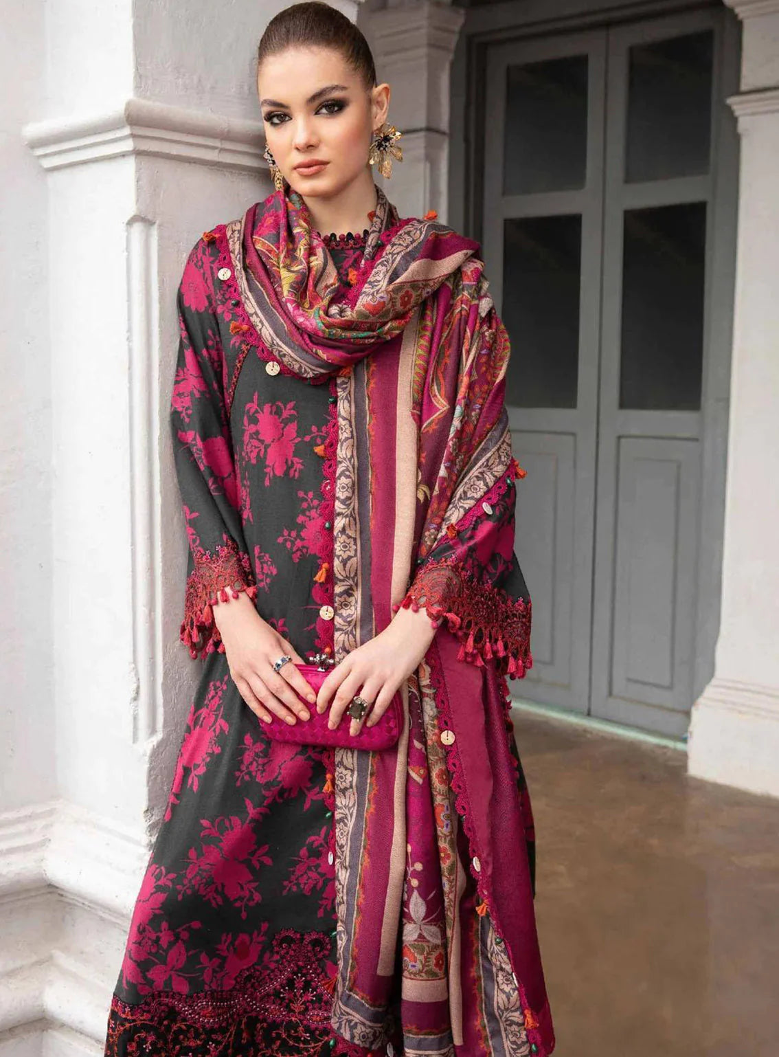 Maria B Black Digital Printed Lawn Collection Replica