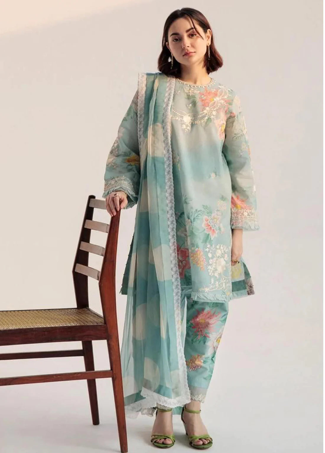 Zara Shahjahan Lawn 3 Piece Unstitched Suit ZSL-D05-B-23